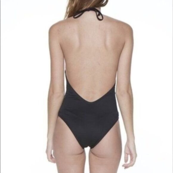 Dippin' Daisy's Black One-Piece Swimsuit Sz L New with Tags - Picture 2 of 12